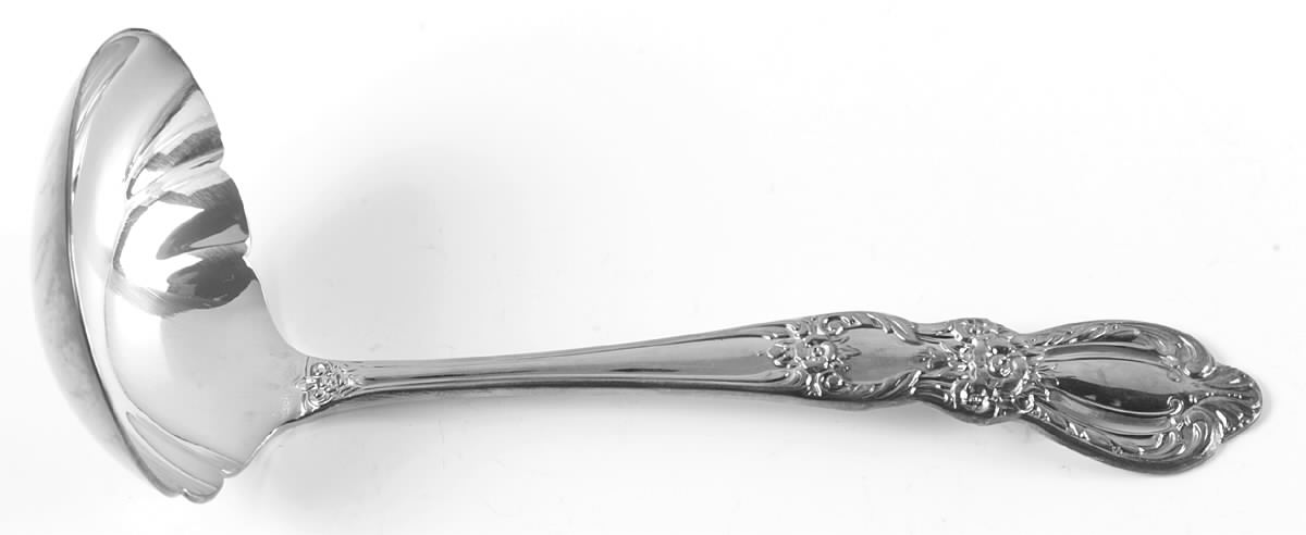 Grand Heritage (Silverplate, 1968) Solid Gravy Ladle by International Silver-1
