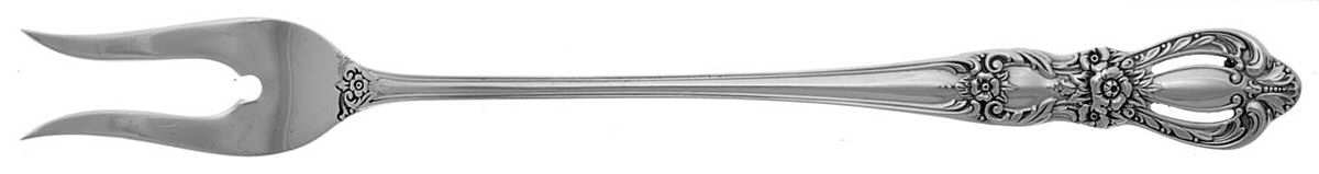 Grand Heritage (Silverplate, 1968) Short Handle Pickle/Olive Fork by International Silver-1