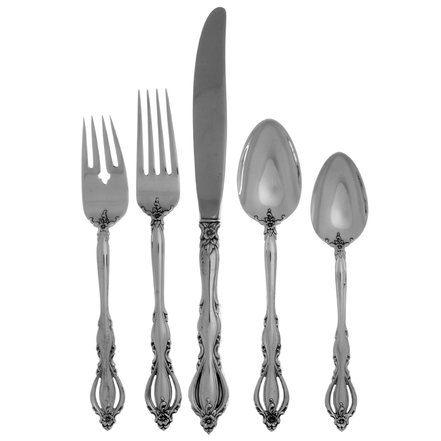 Grande Regency (Sterling, 1969) 40  Piece Estate Set by International Silver-1