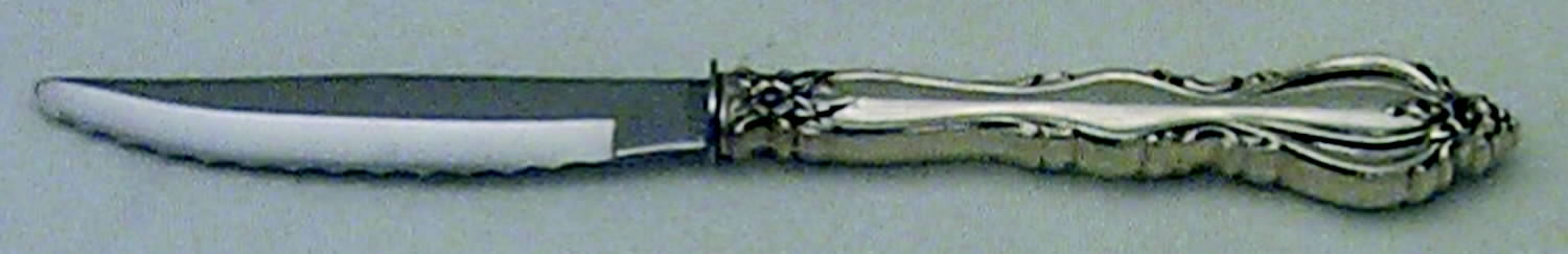 Grande Regency (Sterling, 1969) Individual Steak Knife w/Bevel Blade by International Silver-1