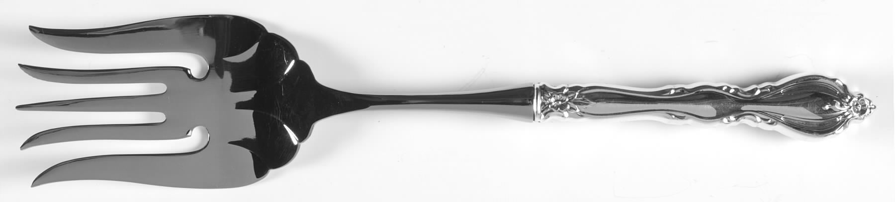 Grande Regency (Sterling, 1969) Stainless-Tine Utility Serving Fork by International Silver-1
