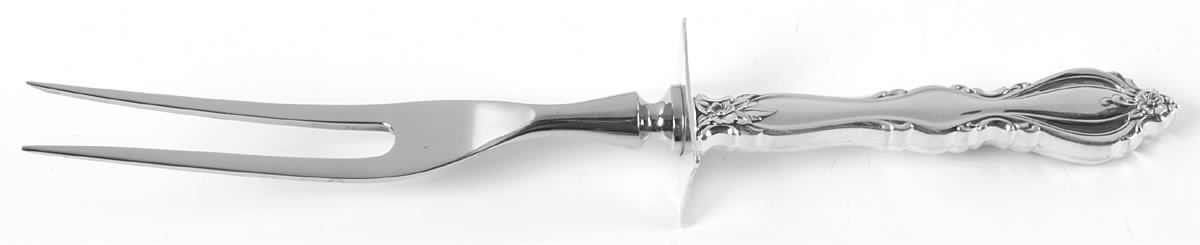 Grande Regency (Sterling, 1969) Large Stainless-Prong Roast Carving Fork by International Silver-1