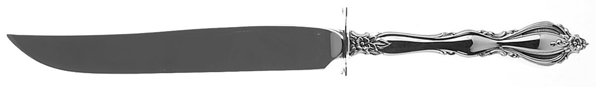 Grande Regency (Sterling, 1969) Small Steak Carving Knife with Stainless Blade by International Silver-1