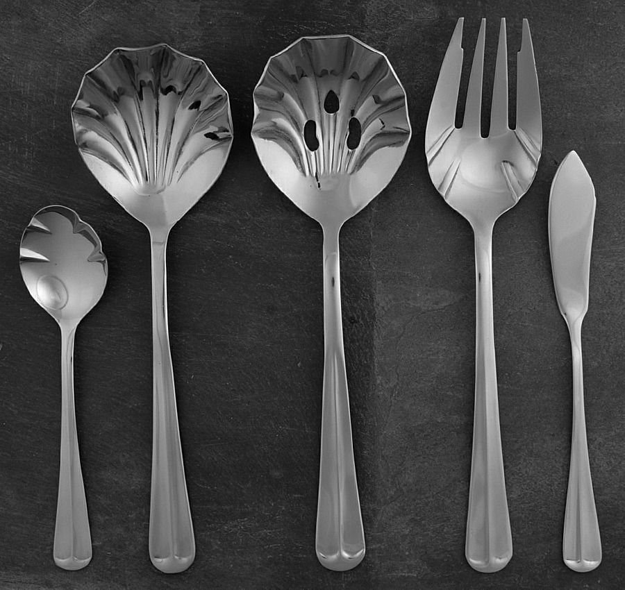 Gran Royal (Stainless) 5 Piece Hostess Set by International Silver-1