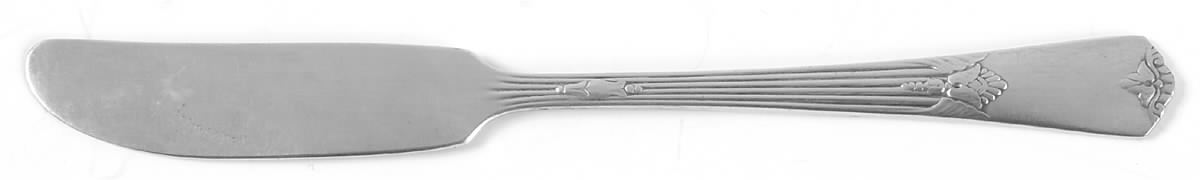 Guild-Cadence (Silverplate, 1932) Flat Handle Butter Spreader by International Silver-1