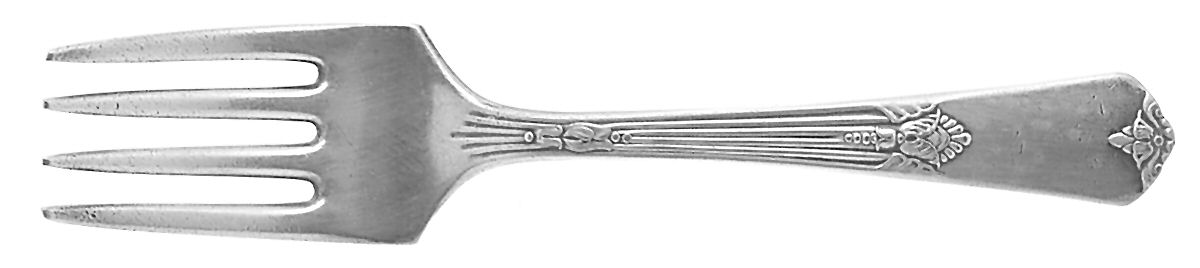 Guild-Cadence (Silverplate, 1932) Baby Fork by International Silver-1