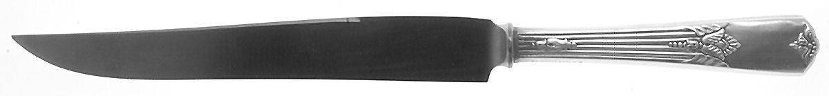 Guild-Cadence (Silverplate, 1932) Small Steak Carving Knife with Stainless Blade by International Silver-1
