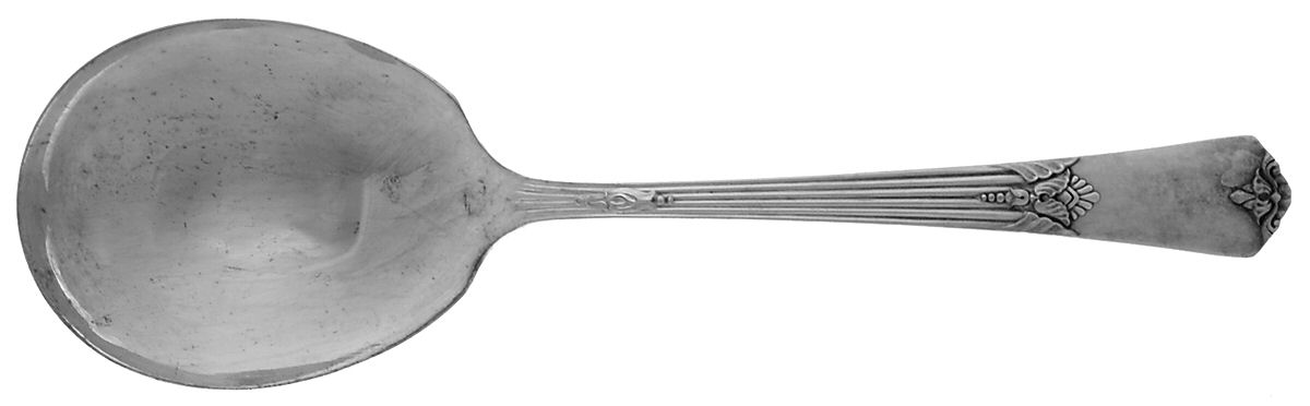 Guild-Cadence (Silverplate, 1932) Solid Smooth Casserole Spoon by International Silver-1