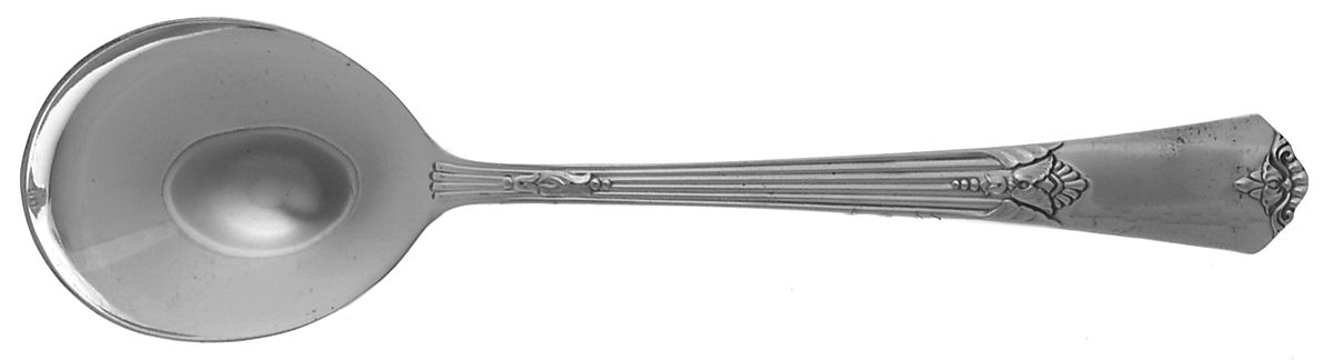 Guild-Cadence (Silverplate, 1932) Round Bowl Soup Spoon (Gumbo) by International Silver-1