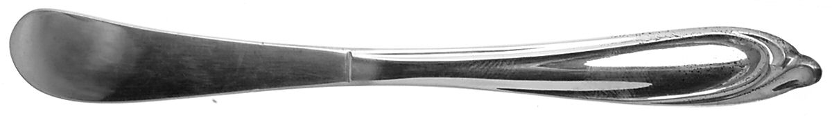 Happy Anniversary (Silverplate, 1960) Flat Handle Butter Spreader by International Silver-1