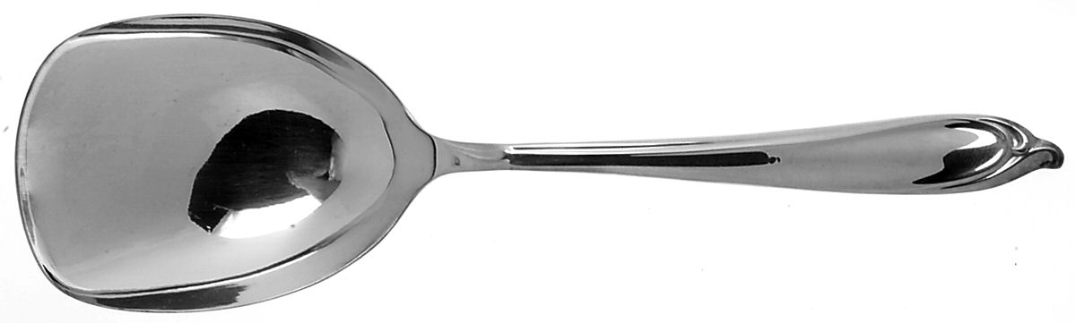 Happy Anniversary (Silverplate, 1960) Solid Smooth Casserole Spoon by International Silver-1