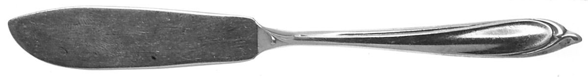 Happy Anniversary (Silverplate, 1960) Flat Handle Master Butter Knife by International Silver-1