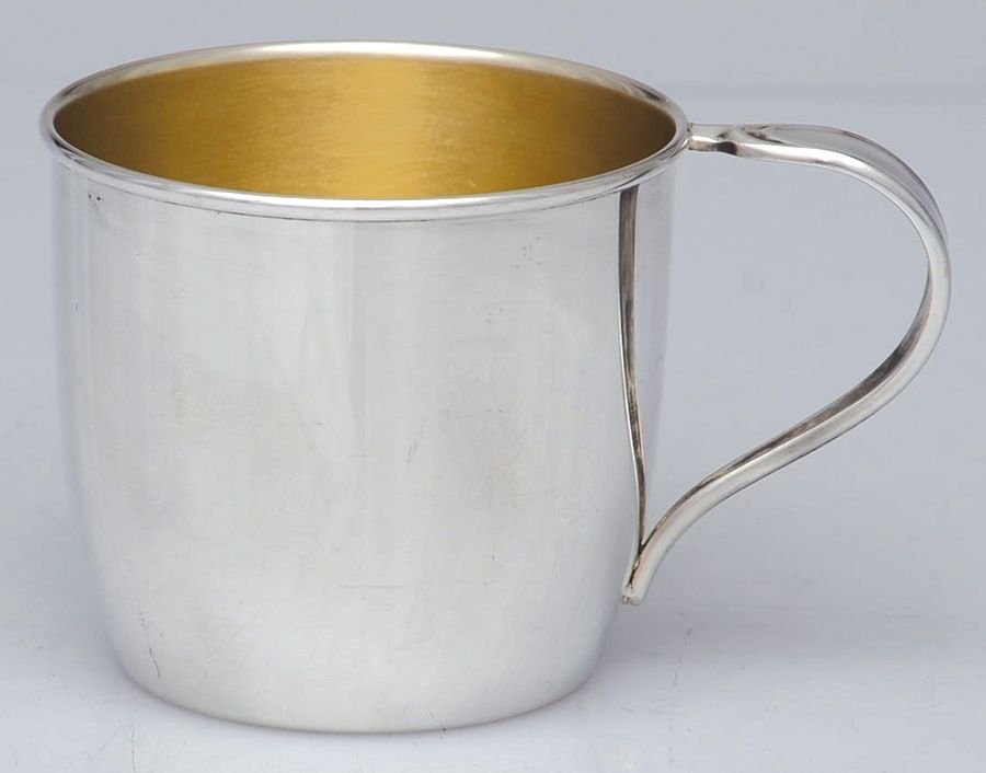 Happy Anniversary (Silverplate, 1960) Baby Cup by International Silver-1