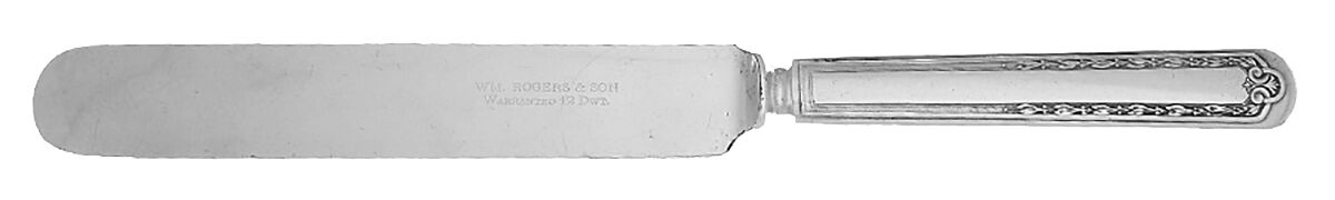 Hampden (Silverplate, 1915) Blunt Solid Knife by International Silver-1