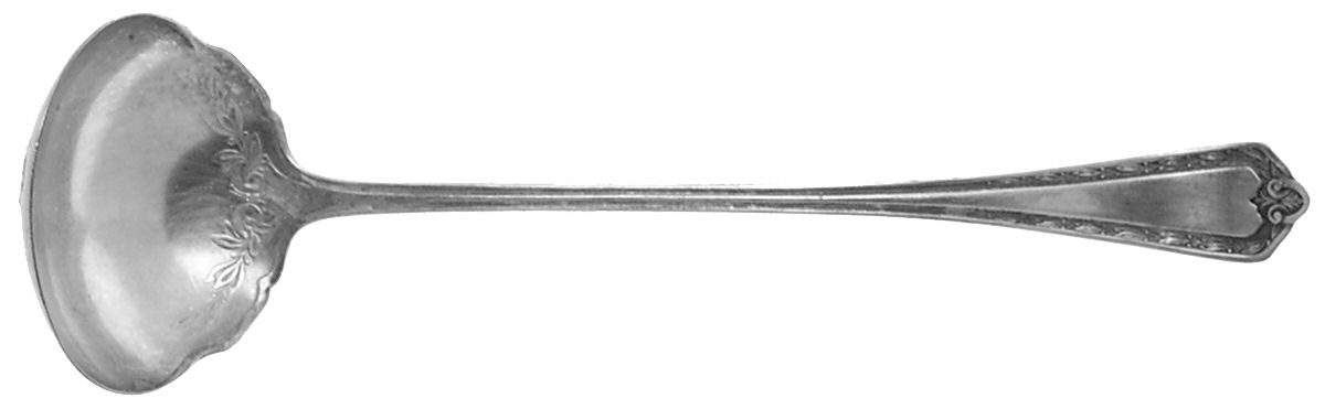 Hampden (Silverplate, 1915) Solid Piece Cream Ladle by International Silver-1