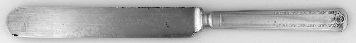 Hampden (Silverplate, 1915) Blunt Solid Knife by International Silver-1