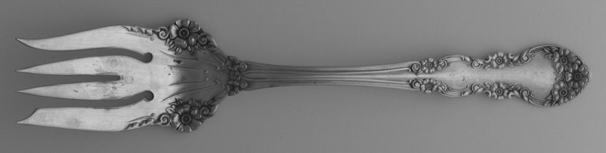 Hardwick (Silverplate, 1908) Medium Solid Cold Meat Serving Fork by International Silver-1