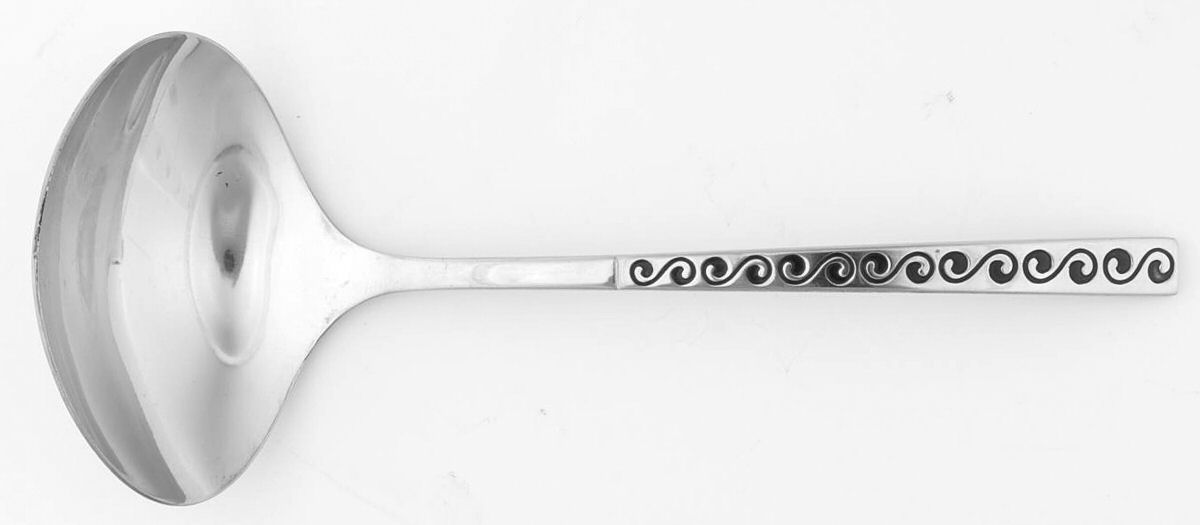 Harmonique (Stainless) Solid Gravy Ladle by International Silver-1