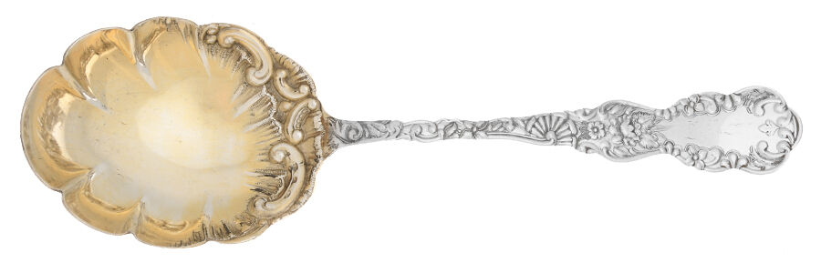Harvard I (Silverplate, 1891) Solid Shell Casserole Spoon by International Silver-1