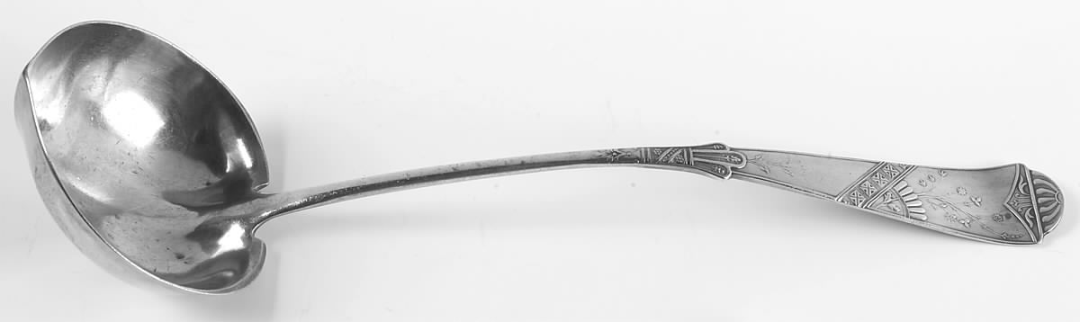 Harvard II (Silverplate, 1883) Solid Soup Ladle by International Silver-1