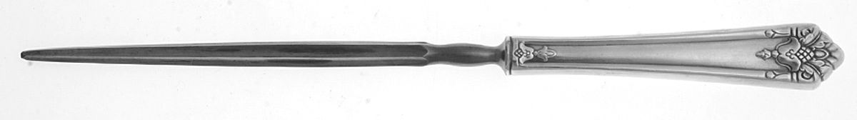 Her Majesty (Silverplate, 1931) Small Steel Rod Sharpener Knife by International Silver-1