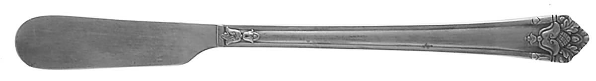 Her Majesty (Silverplate, 1931) Flat Handle Butter Spreader by International Silver-1