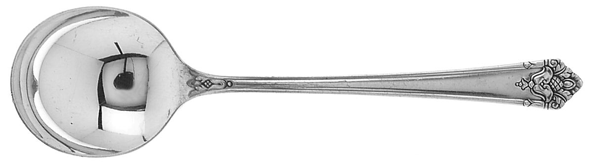 Her Majesty (Silverplate, 1931) Round Bowl Soup Spoon (Gumbo) by International Silver-1