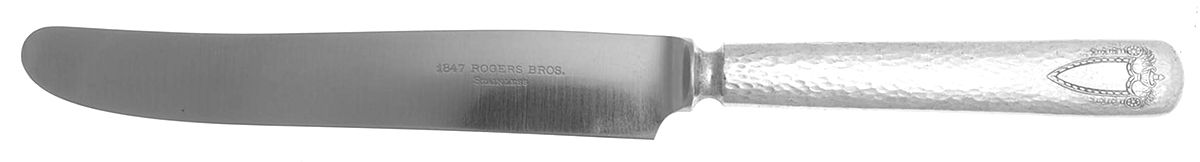 Heraldic (Silverplate, 1916) New French Solid Knife with Bolster by International Silver-1