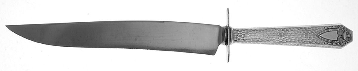 Heraldic (Silverplate, 1916) Knife-Carving/Sm-Stn Bld/Steak by International Silver-1
