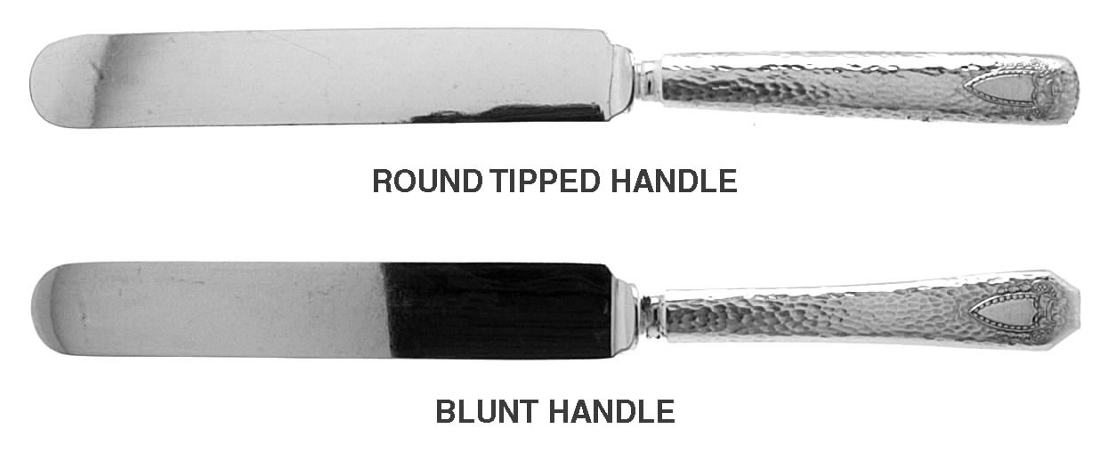 Heraldic (Silverplate, 1916) Blunt Solid Knife by International Silver-1