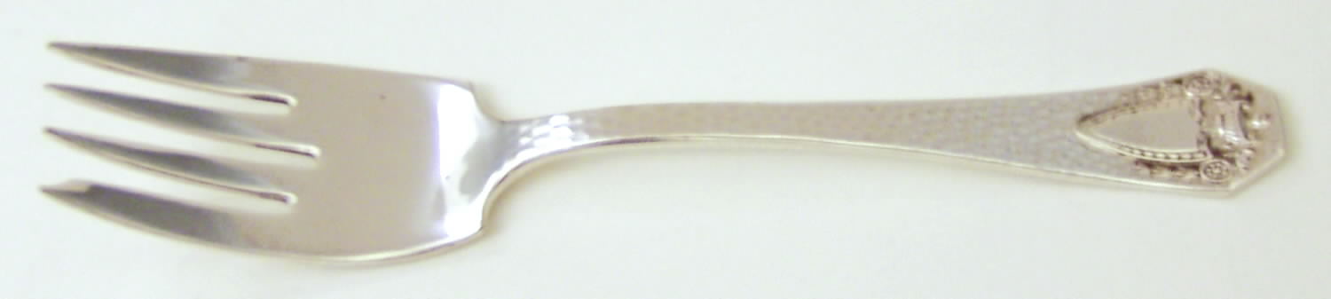 Heraldic (Silverplate, 1916) Individual Salad Fork by International Silver-1