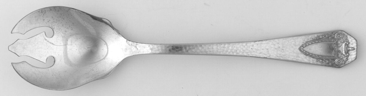 Heraldic (Silverplate, 1916) Ice Cream Fork by International Silver-1