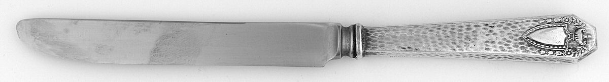 Heraldic (Silverplate, 1916) New French Hollow Knife with Bolster by International Silver-1