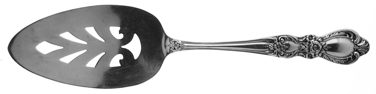 Heritage (Silverplate, 1953) Server-Pie/Solid-Pierced by International Silver-1