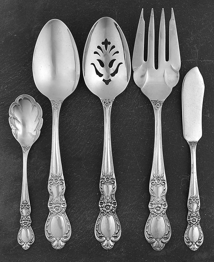 Heritage (Silverplate, 1953) 5 Piece Hostess Set by International Silver-1