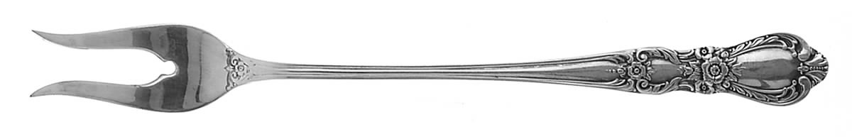 Heritage (Silverplate, 1953) Short Handle Pickle/Olive Fork by International Silver-1