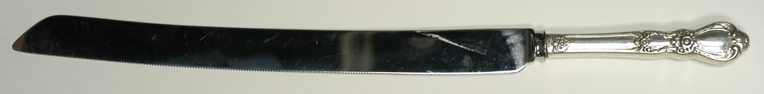 Heritage (Silverplate, 1953) Wedding Cake Knife with Stainless Blade by International Silver-1