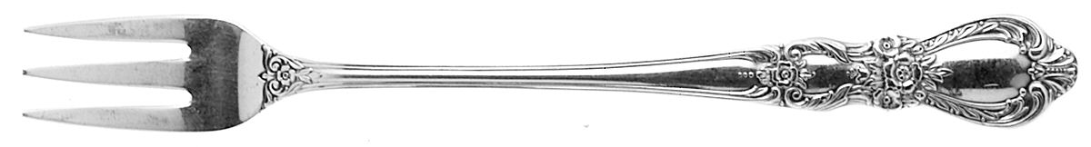Heritage (Silverplate, 1953) Cocktail/Seafood Fork by International Silver-1