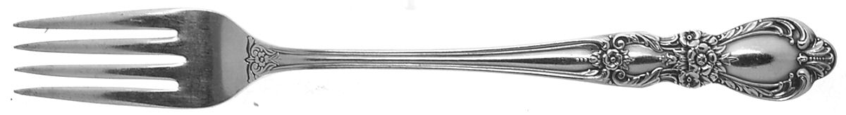 Heritage (Silverplate, 1953) Grille Fork (Viande) by International Silver-1