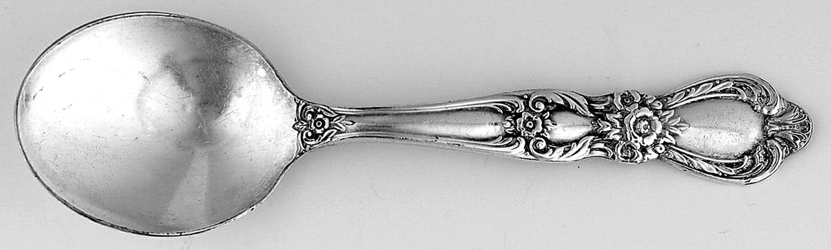 Heritage (Silverplate, 1953) Straight Handle Baby Spoon by International Silver-1