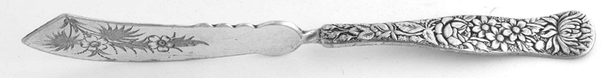 Hiawatha (Silverplate, 1887) Flat Handle Master Butter Knife by International Silver-1