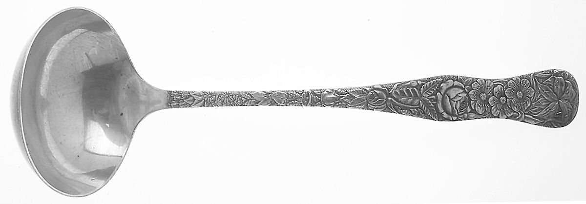 Hiawatha (Silverplate, 1887) Solid Soup Ladle by International Silver-1