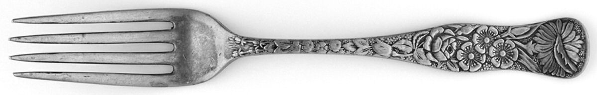 Hiawatha (Silverplate, 1887) Monogram Fork by International Silver-1