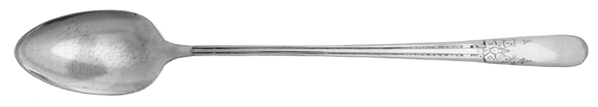 Hollyhock (Silverplate, 1940) Iced Tea Spoon by International Silver-1