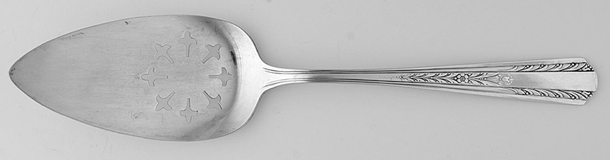 Hollywood (Silverplate) Solid Pierced Pie Server by International Silver-1
