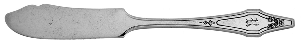 Hostess (Silverplate, 1921) Flat Handle Butter Spreader by International Silver-1