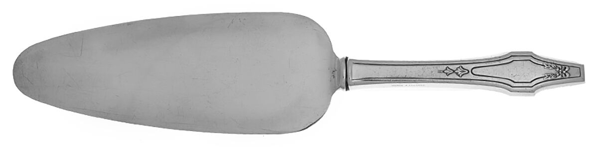 Hostess (Silverplate, 1921) Pie Server with Silverplate Blade by International Silver-1