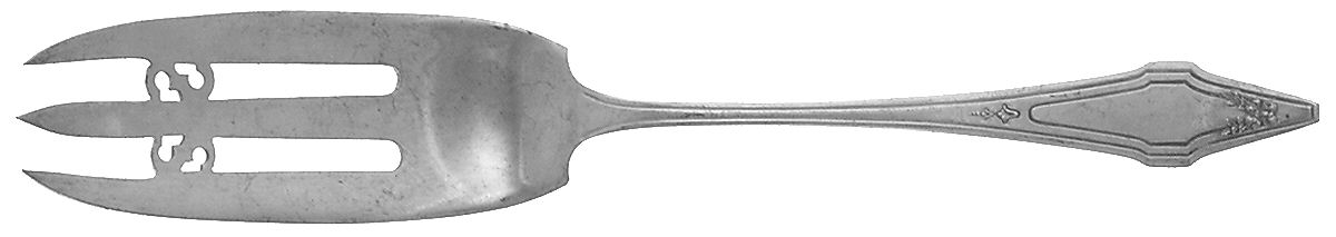 Hostess (Silverplate, 1921) Cake Serving Fork by International Silver-1