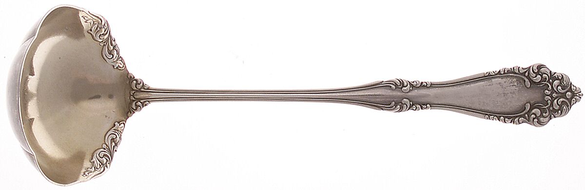 Imperial (Silverplate, 1904) Oyster Ladle Solid Piece by International Silver-1
