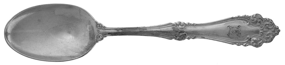 Imperial (Silverplate, 1904) Monogram Teaspoon by International Silver-1